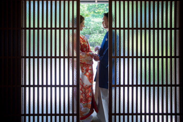 白鳥庭園前撮り写真8