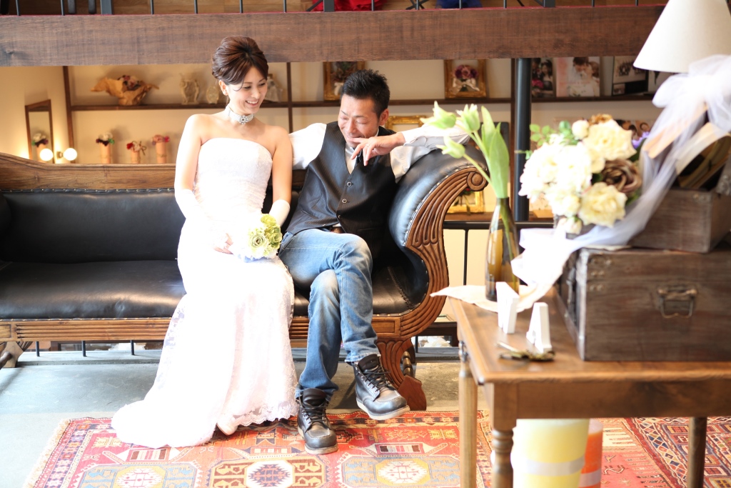 お2人らしい前撮り撮影♪