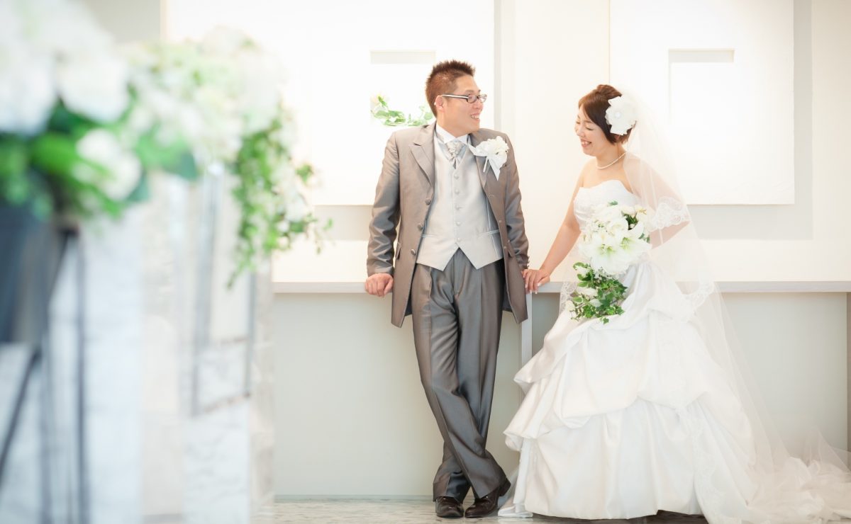 家族での教会式と撮影