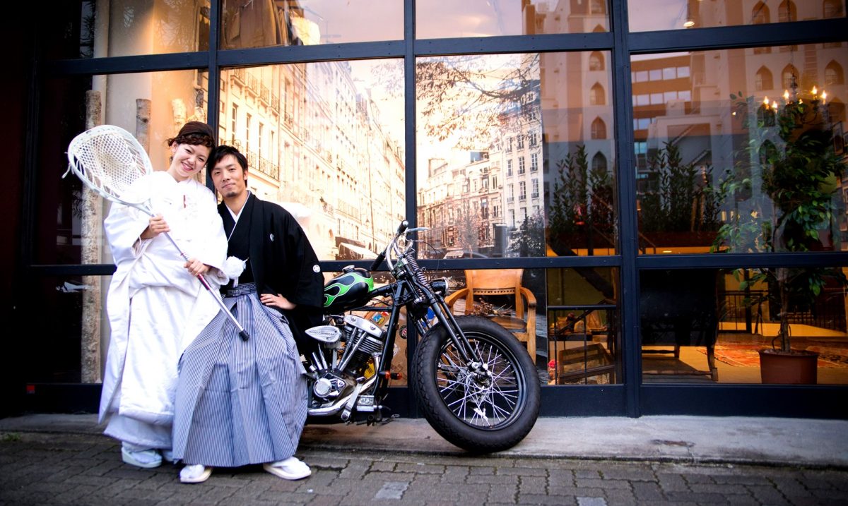 新郎バイク×新婦ラクロス（感動のご対面のシーンあり）