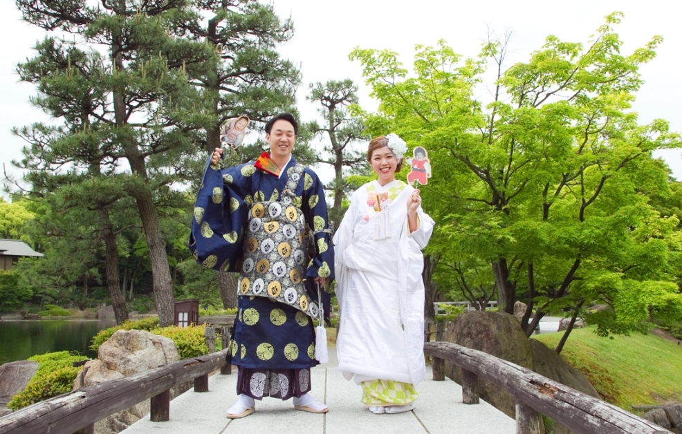 袈裟と白無垢で前撮り撮影