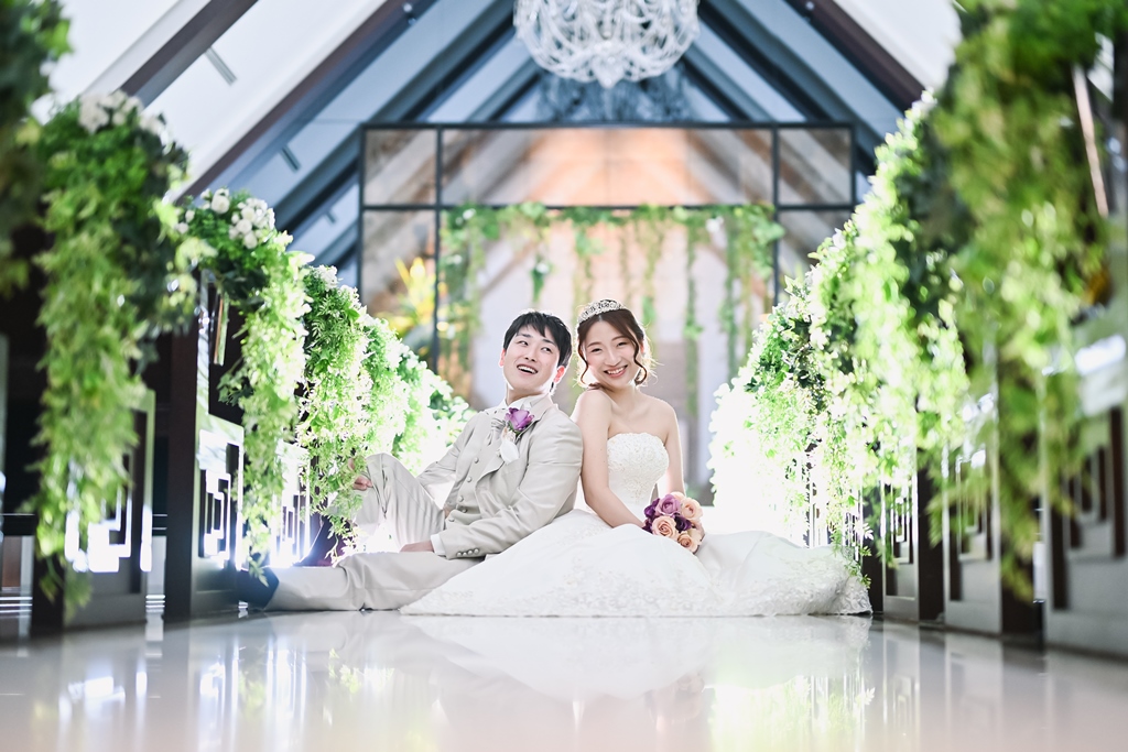 フォトウェディングにピッタリ♪2人だけのチャペル撮影☺♡