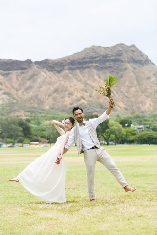 2人で決めポーズ