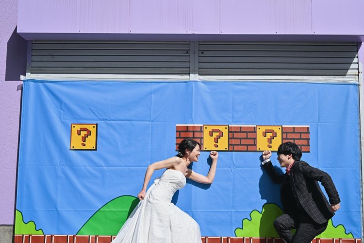 マリオの世界の中に入り込んじゃった