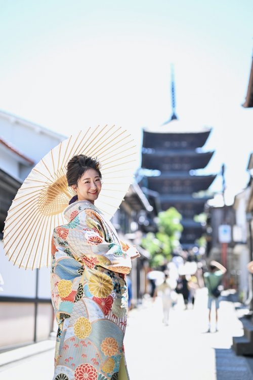 歴史を感じながら色打掛で前撮り