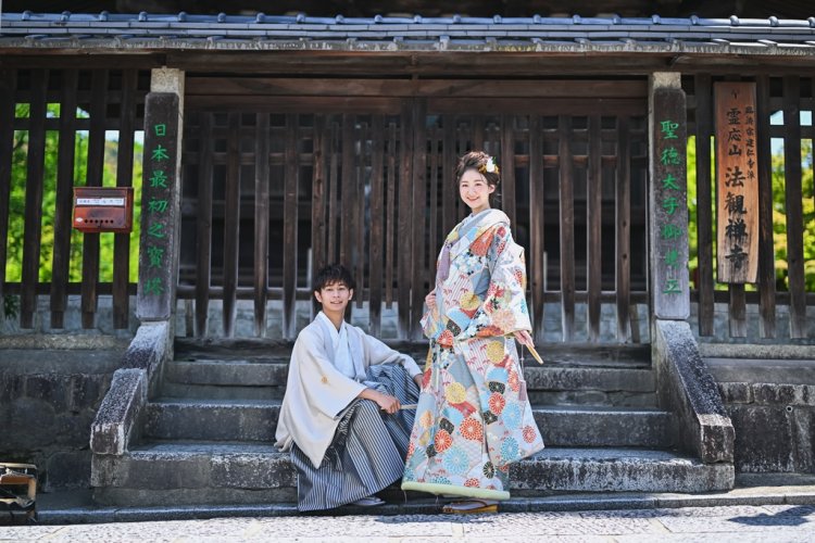 和装の雰囲気が沢山の京都でオシャレな前撮り