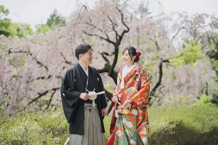 春の甘い香りが表情を和らげる