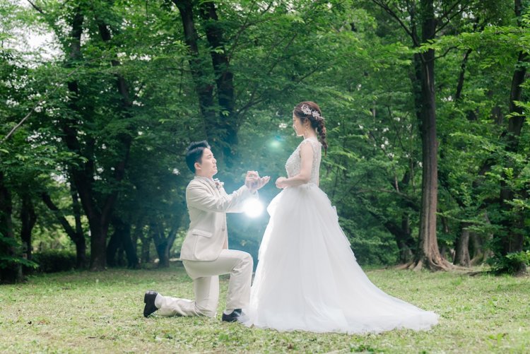 緑地公園での自然溢れる新緑フォト