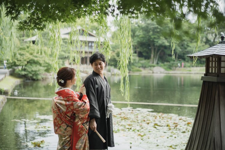 開放的なロケーションでの撮影