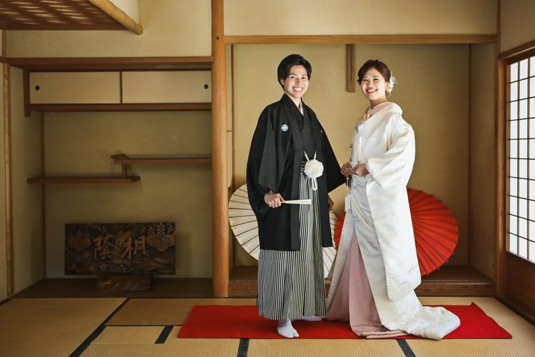 風情溢れるお和室での撮影も