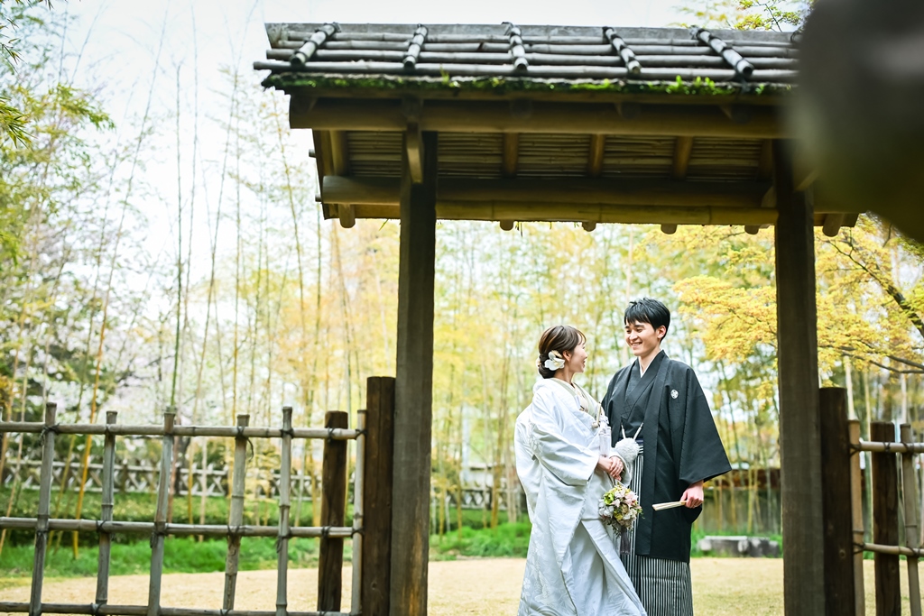 幸せ溢れる、笑顔いっぱいのロケーション和装撮影♡