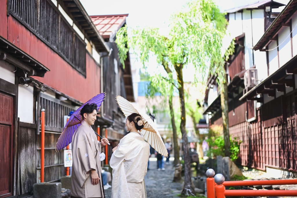 郡上八幡での前撮り撮影