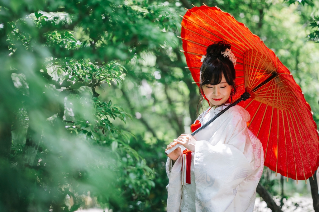 東山荘での新緑フォト