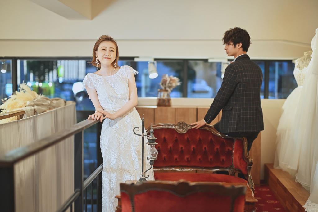 洋風な雰囲気が絵になるスタジオ撮影