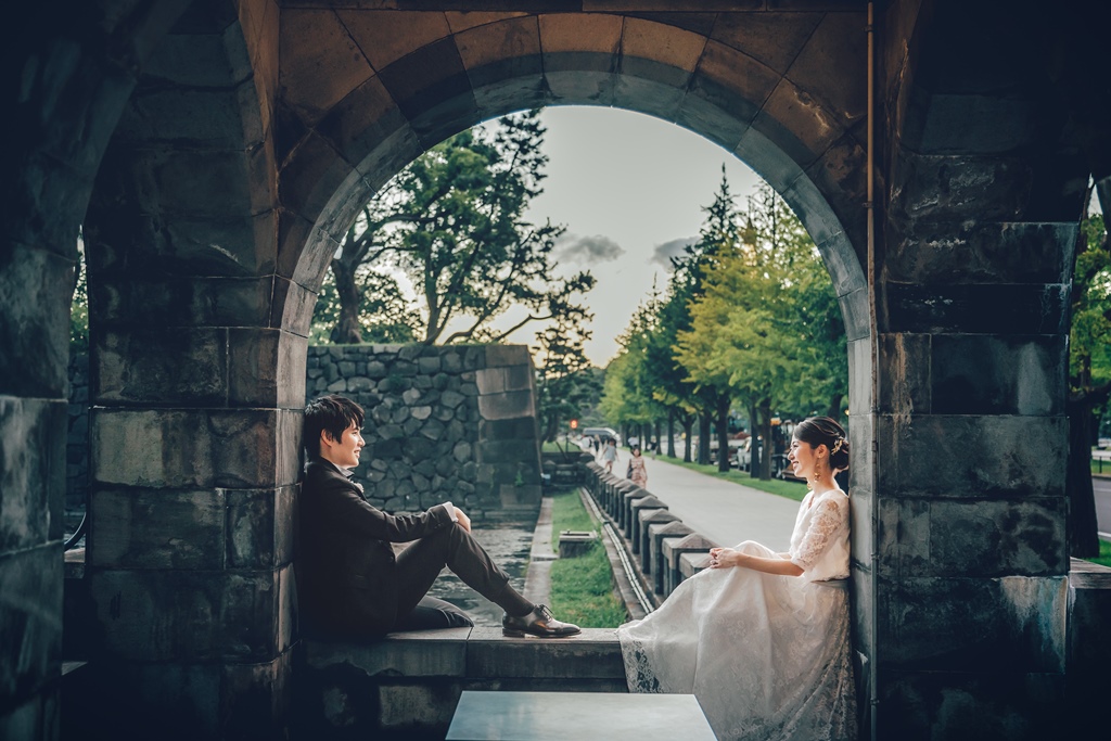 東京駅前撮りフォトウェディングPC