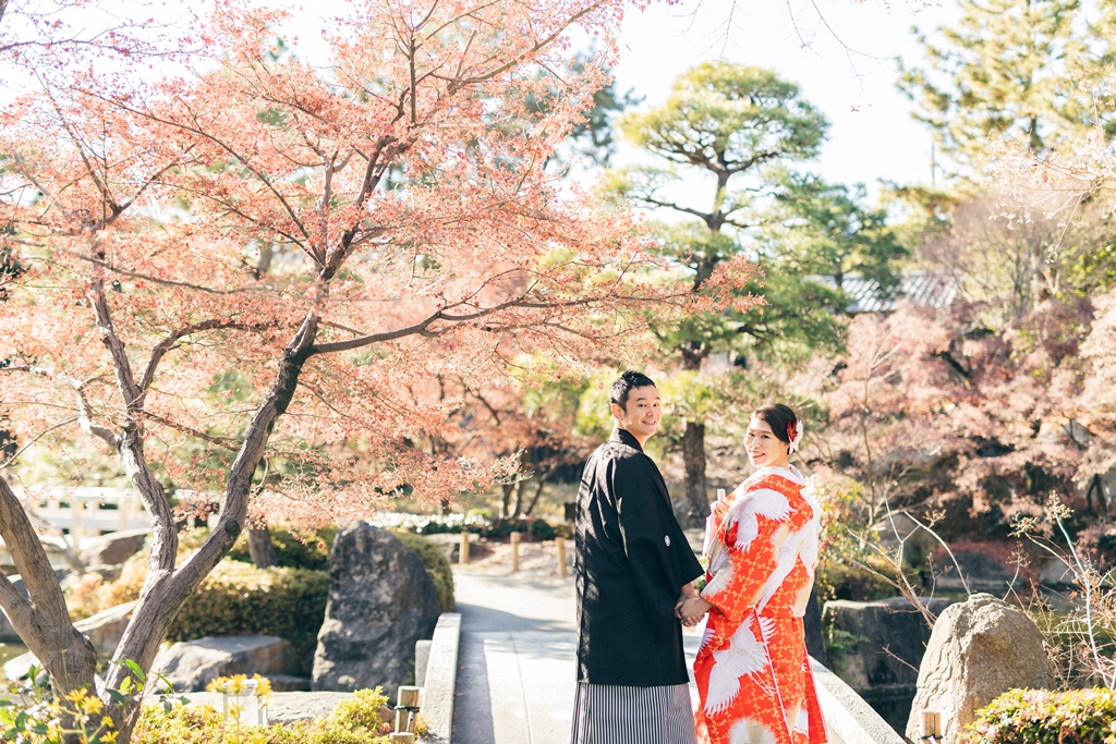 名古屋で有名な【徳川園】で和装ロケーション撮影♪