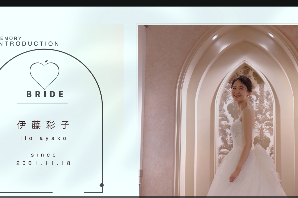 プロフィールムービー構成4