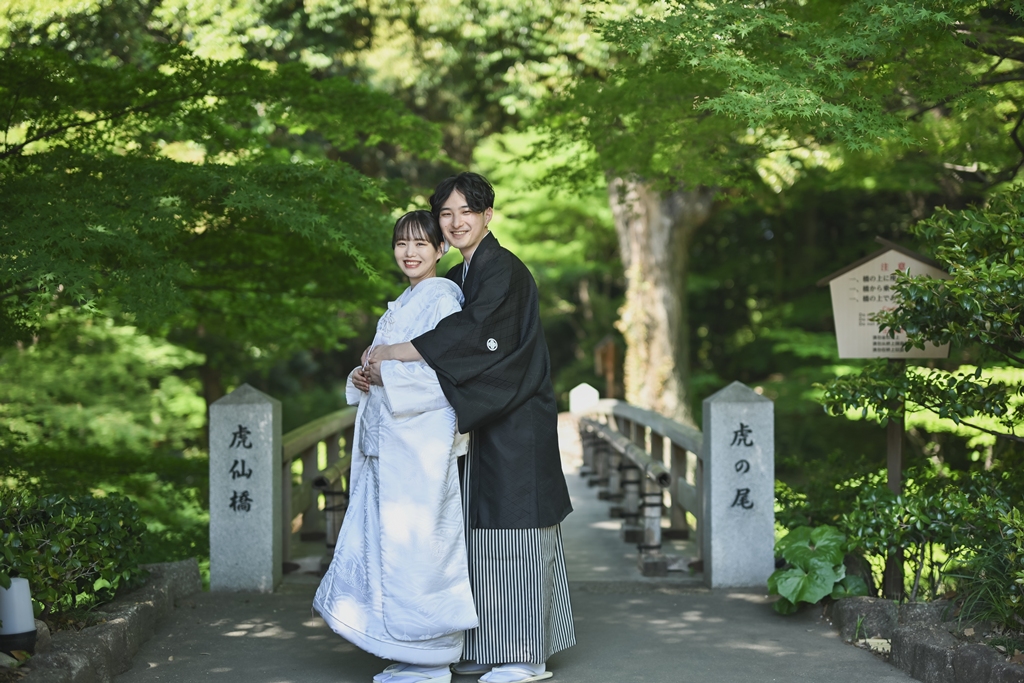 徳川園での前撮り撮影