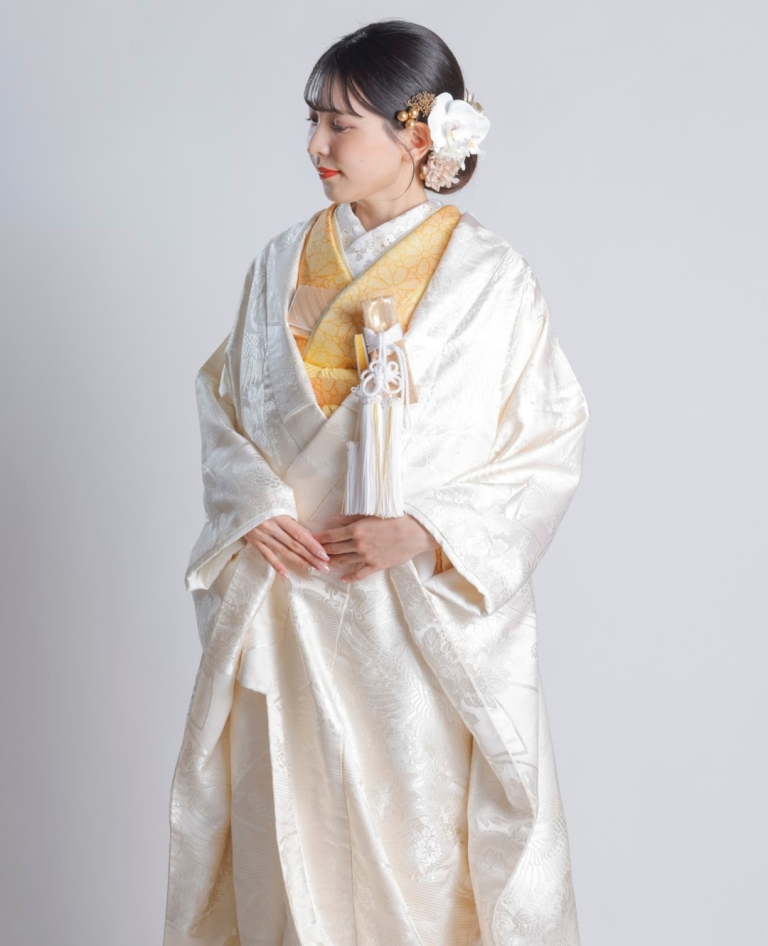 水色のカラードレス