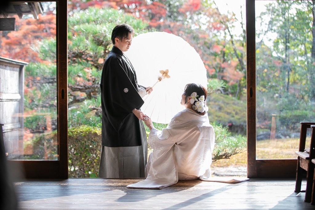 紅葉とお二人の幸せを閉じ込めた一日♡