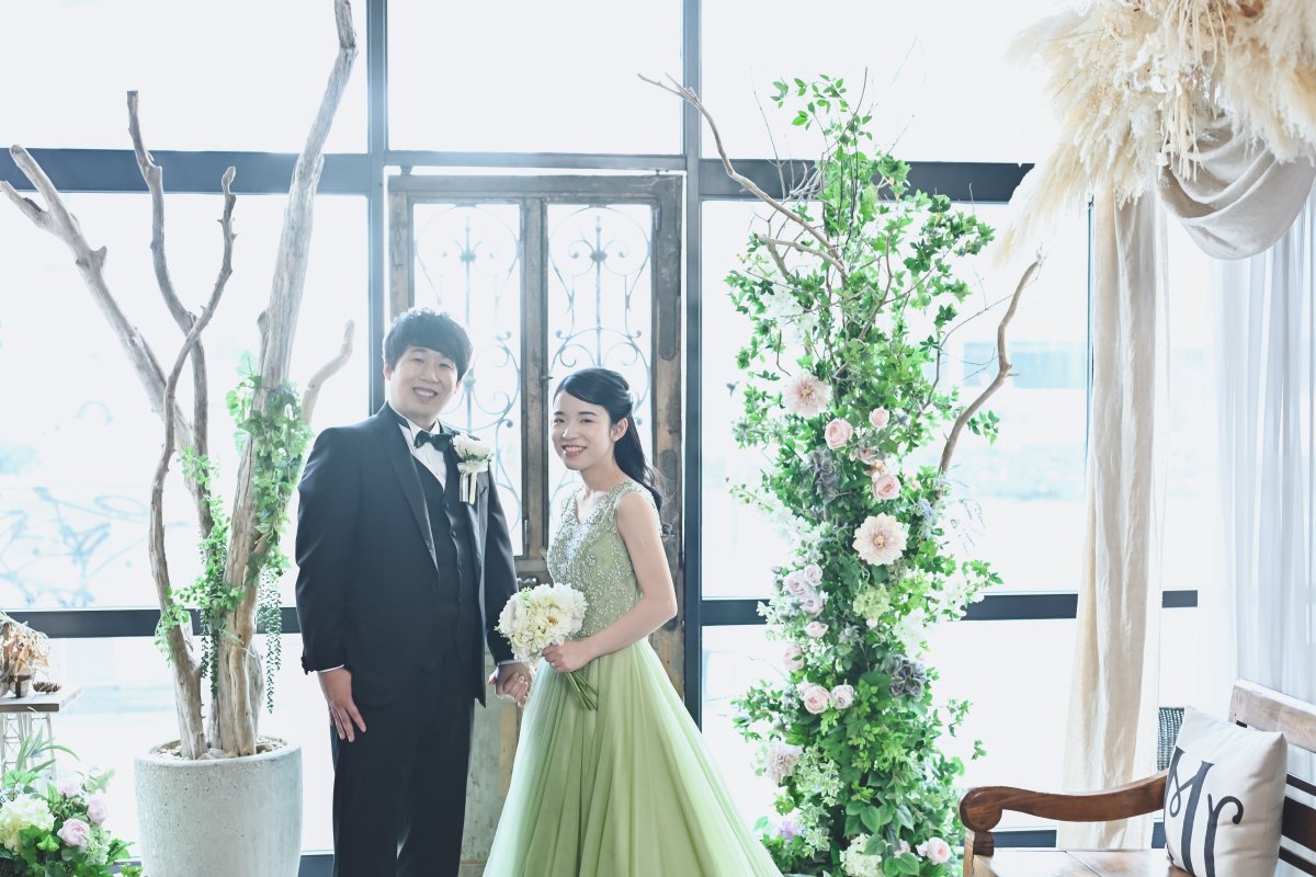 スタジオで叶えるウェディングフォト♪