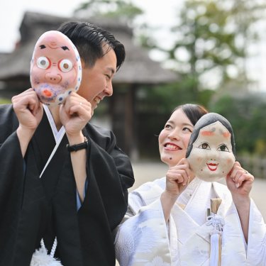 温もり溢れる東山荘でウェディングフォト