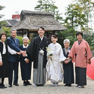 温もり溢れる東山荘でウェディングフォト