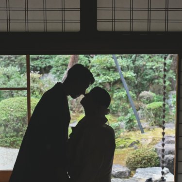 温もり溢れる東山荘でウェディングフォト
