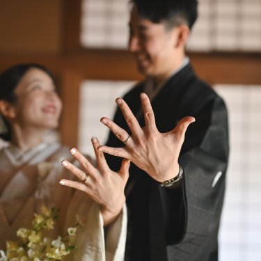 温もり溢れる東山荘でウェディングフォト