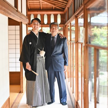温もり溢れる東山荘でウェディングフォト