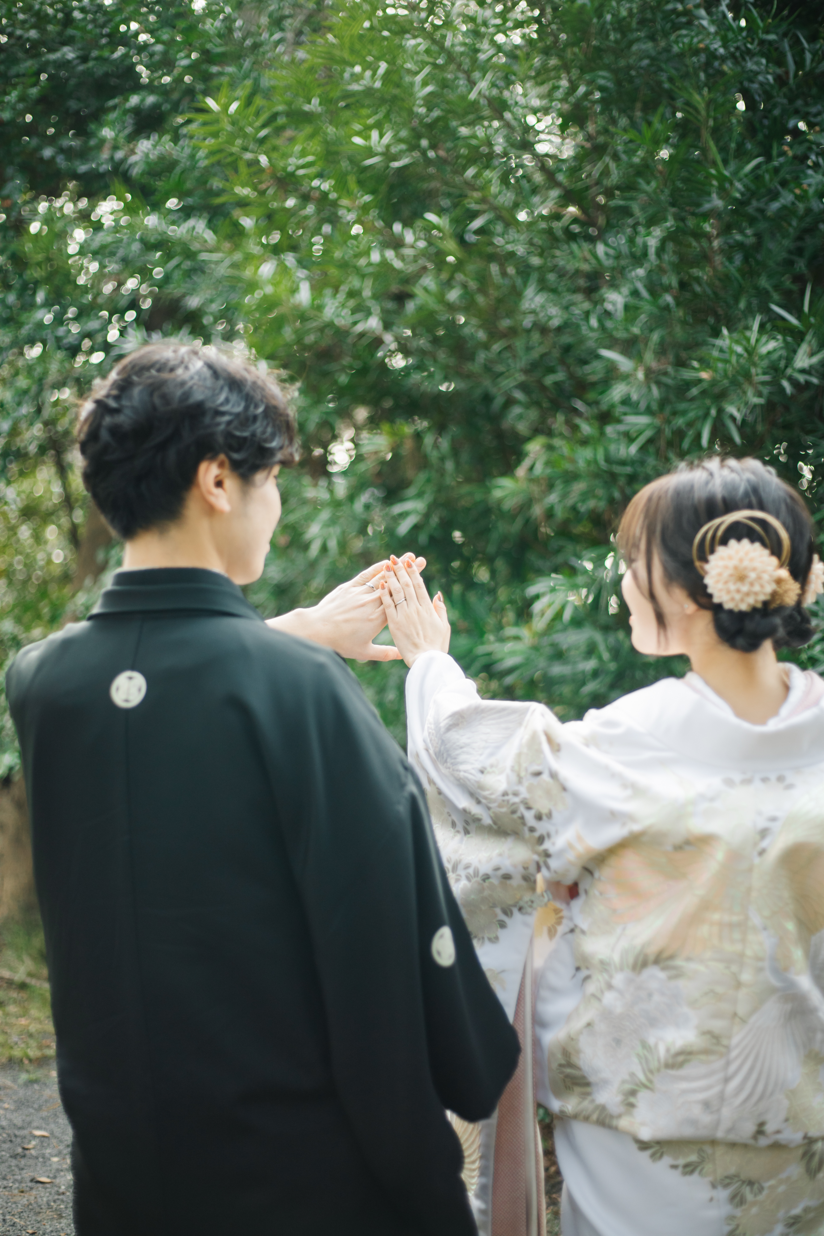 紅葉シーズンの六華苑